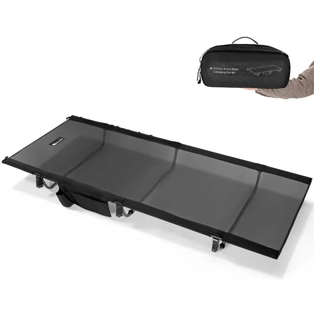Gonex 31.5 Extra Wide Camping Cot brandina campeggio
