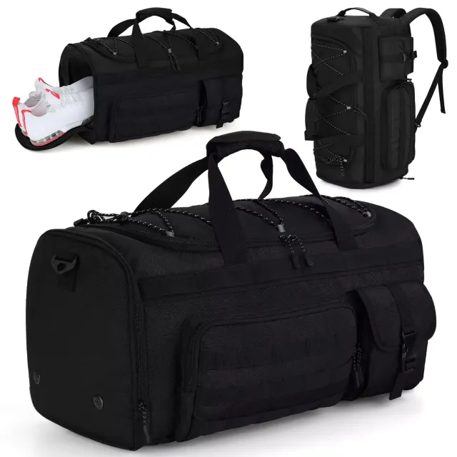 Gonex Borsone Zaino Convertibile 3 in 1 con Scomparto Scarpe